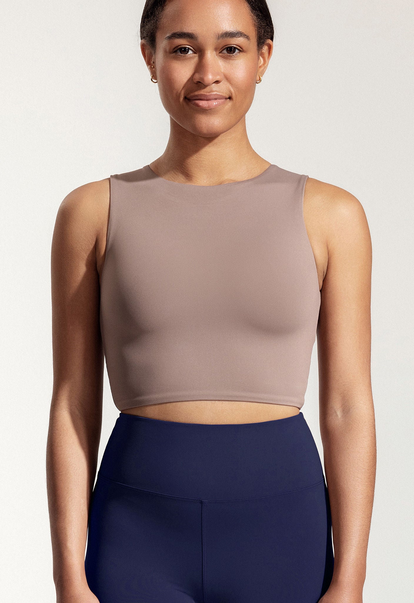 Yoga Top Amber in beige brown – Oy surf Int.