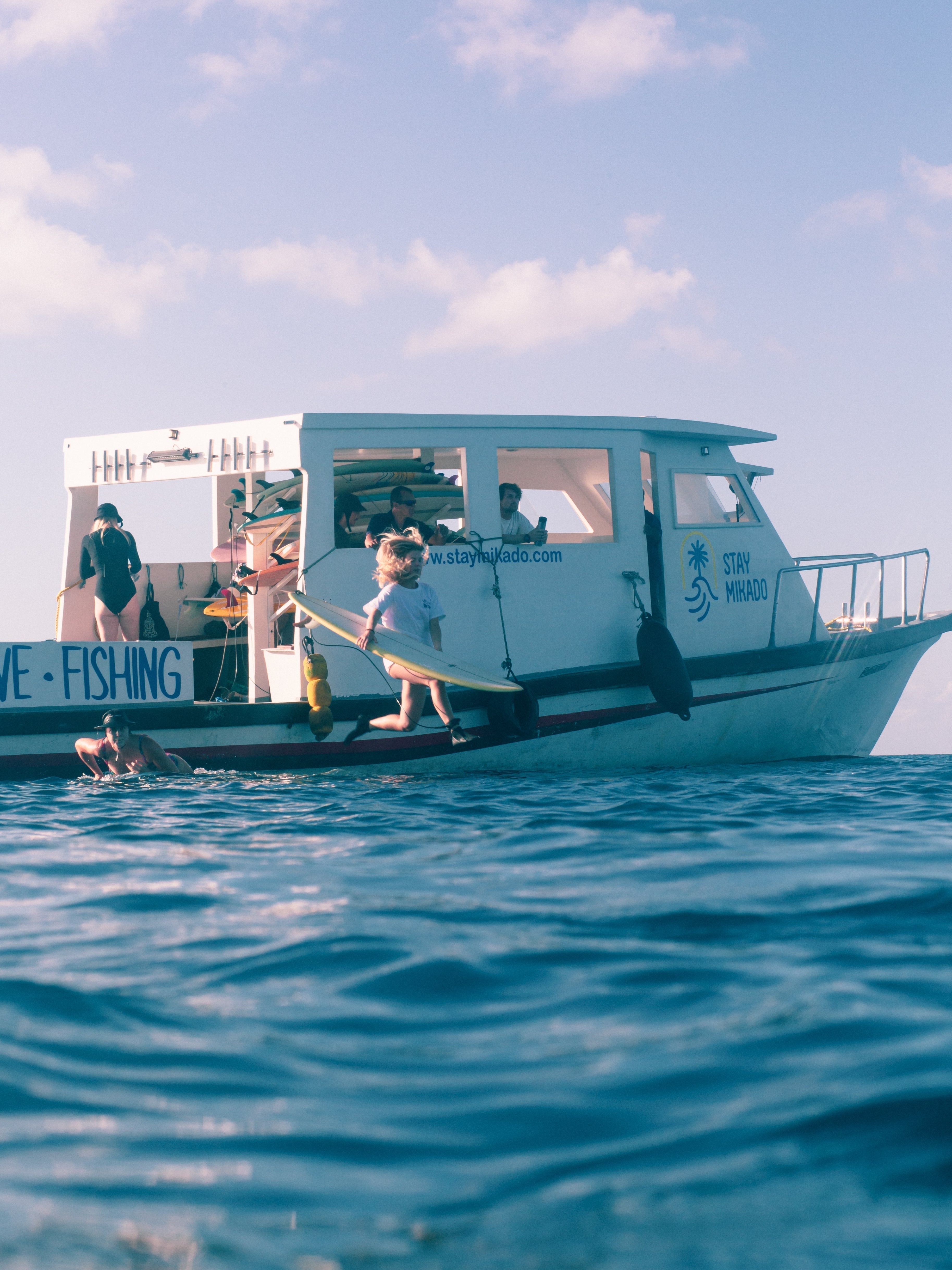 Oy × The Surf Tribe — Dynmagic Girls-Only Surf Coaching Boat Trip