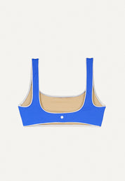 Bikini Top "Vento" in deep sea blue pique