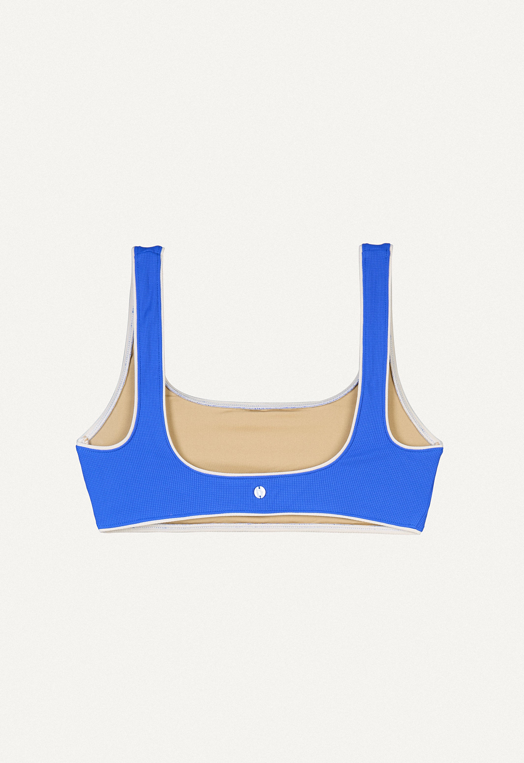 Bikini Top "Vento" in deep sea blue pique