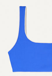 Bikini Top "Vento" in deep sea blue pique