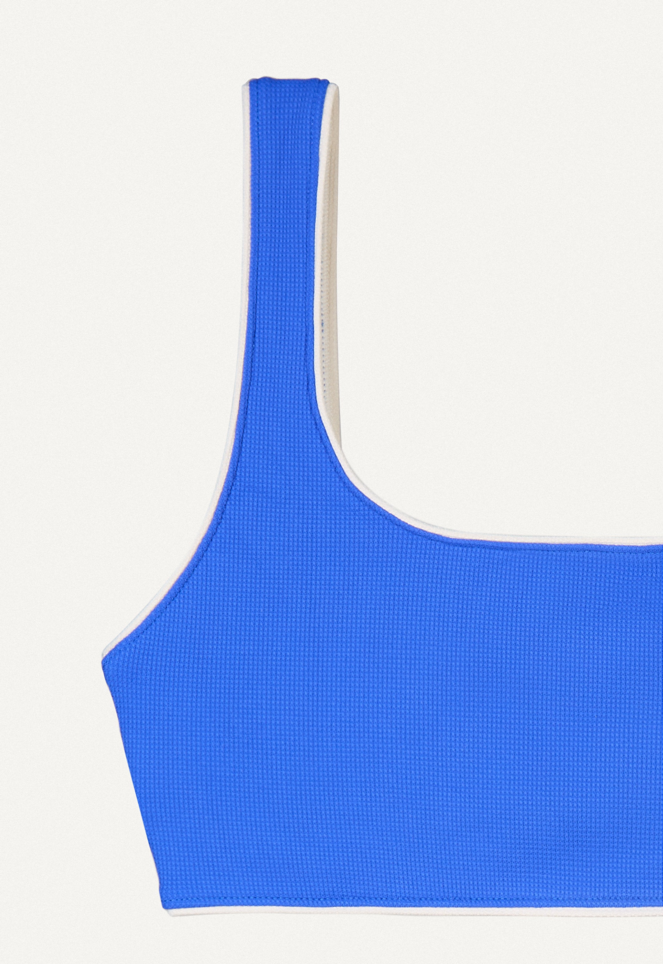 Bikini Top "Vento" in deep sea blue pique