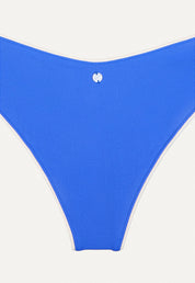 Bikini Hose „Calima“ in Tiefseeblau Piqué