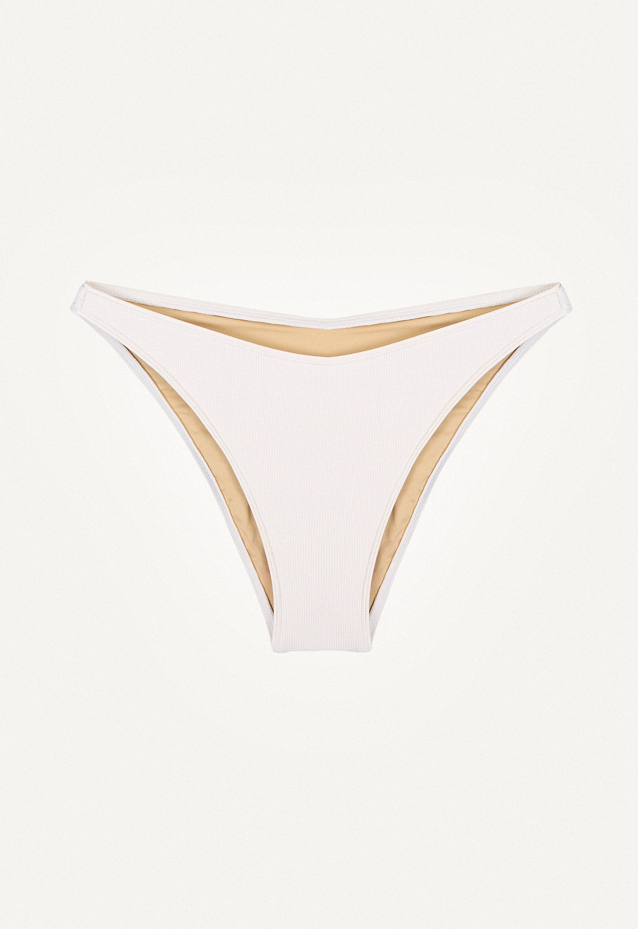 Bikini Bottom "Notos" in cream white pique