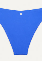 Bikini Hose „Notos“ in Tiefseeblau Piqué