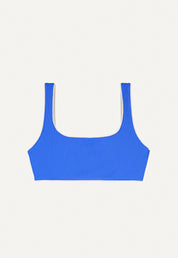 Bikini Top "Vento" in deep sea blue pique