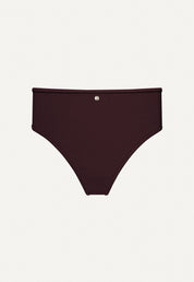 Bikini Bottom "Samun" in dark brown terry