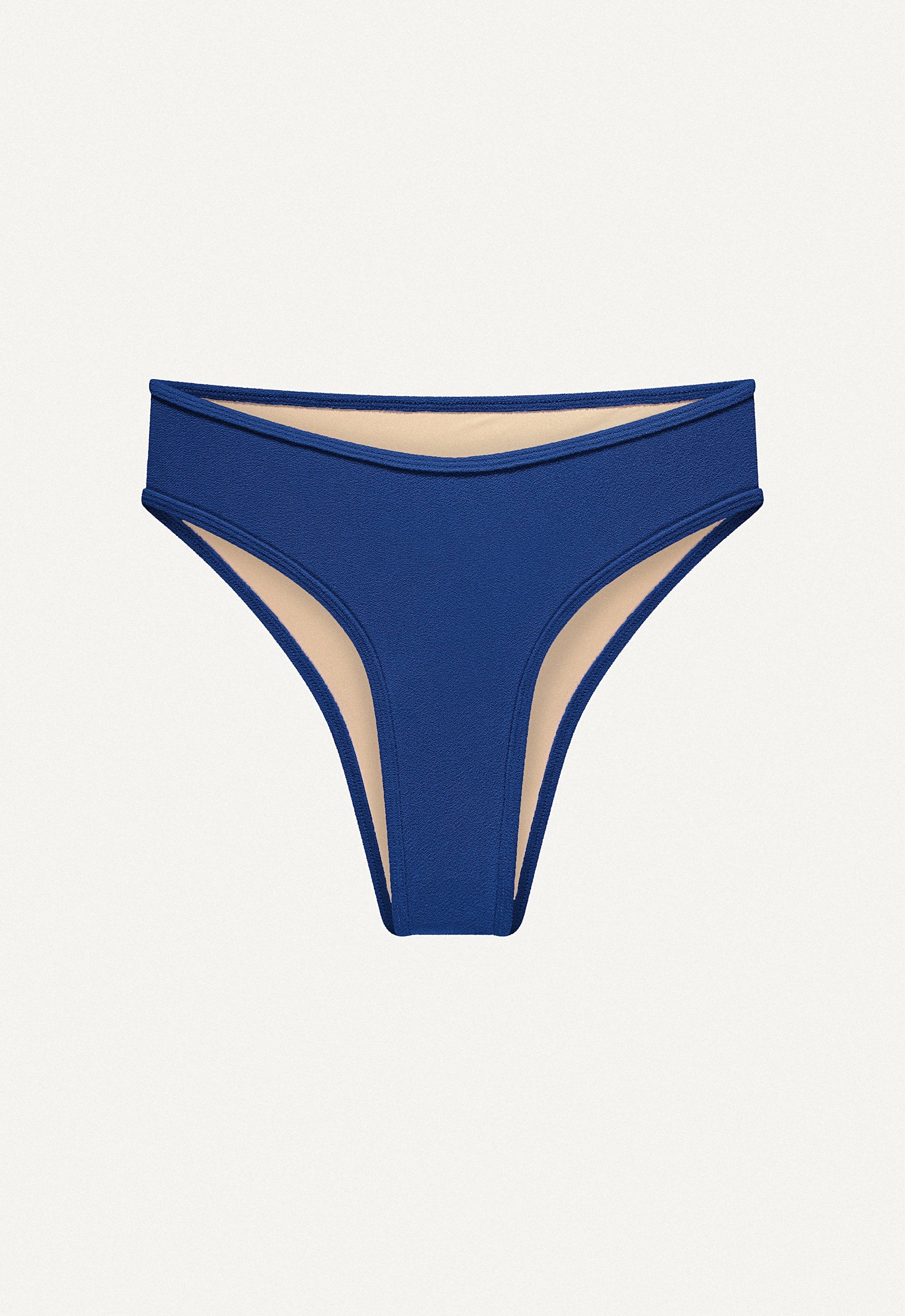 Bikini Bottom "Calima" in dark blue terry