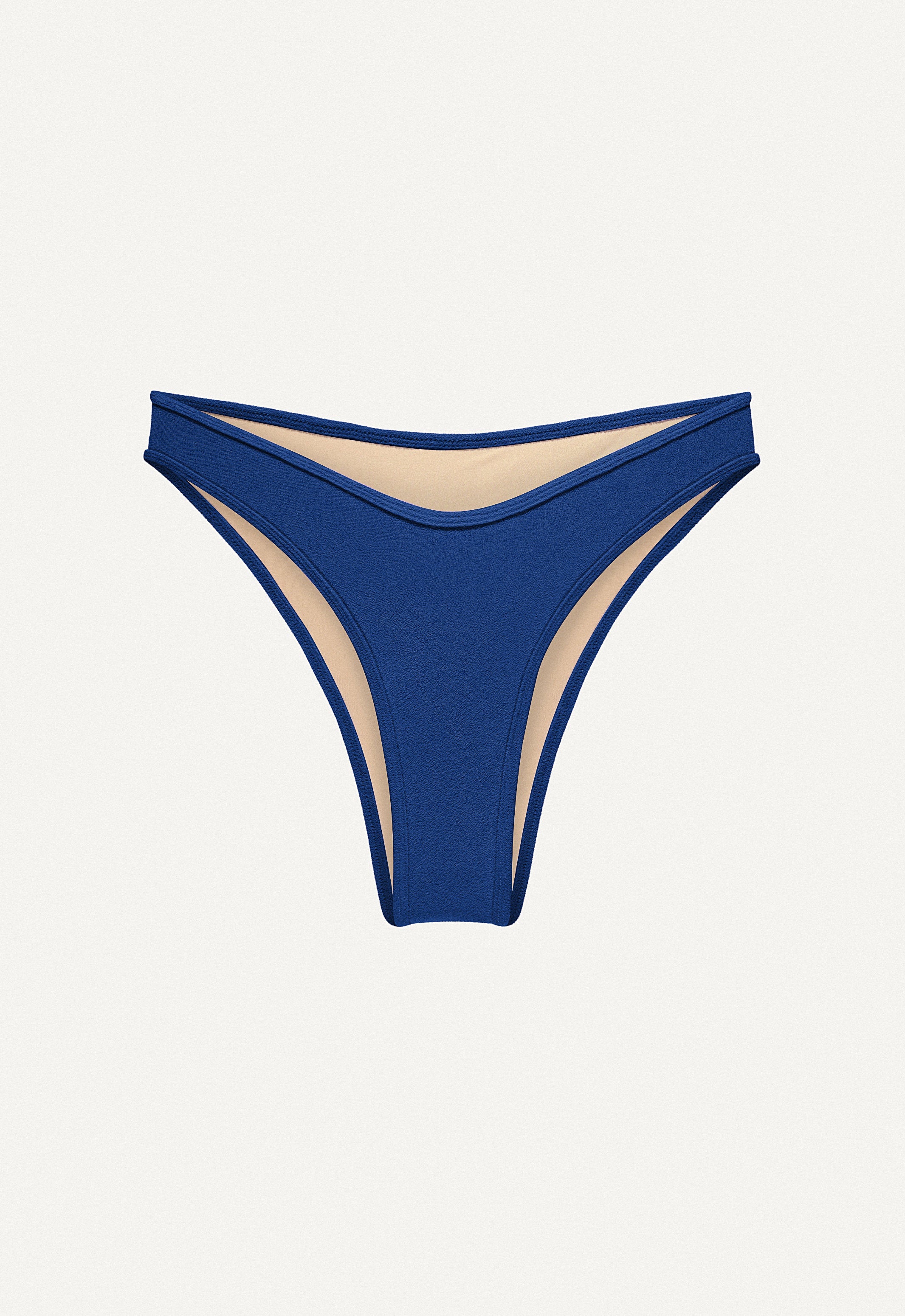 Bikini Bottom "Notos" in dark blue terry