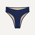 Bikini Bottom "Calima" in dark blue terry