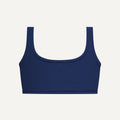 Bikini Top "Vento" in dark blue terry