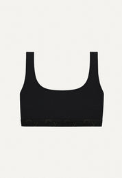 Surf & Yoga Top "Vento Dyn." in black rib