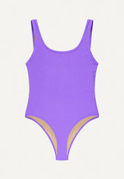 Swimsuit "Zephyr" in lilac terry