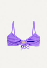 Bikini top “Joran” in lilac terry