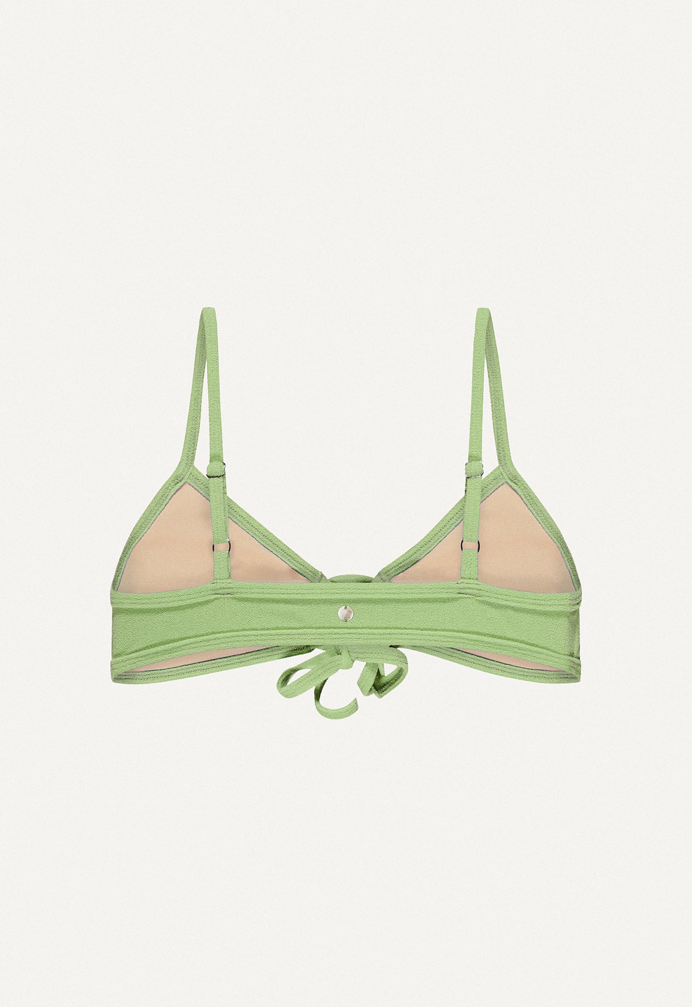 Bikini Top "Joran" in linden green terry