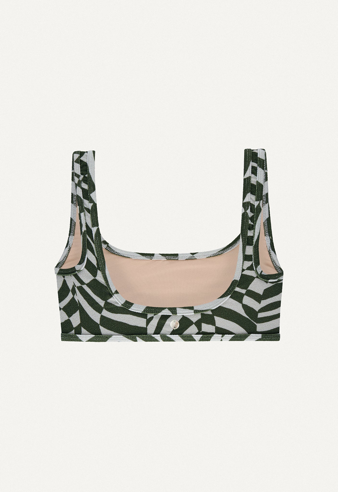 Bikini Oberteil „Vento“ in Unreal Zebra Print Frottee
