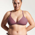 Surf Bikini Top "Esox" in sunset purple