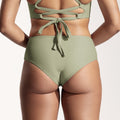 Surf Bikini Bottom "Fugu" in sage green