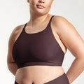 Surf Bikini Top "Goby" in eggplant purple