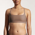 Surf Bikini Top "Buri" in brown