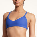 Surf Bikini Top "Dace" in deep sea blue