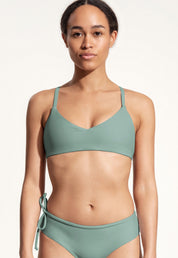 Surf Bikini Top "Dace" in ice blue