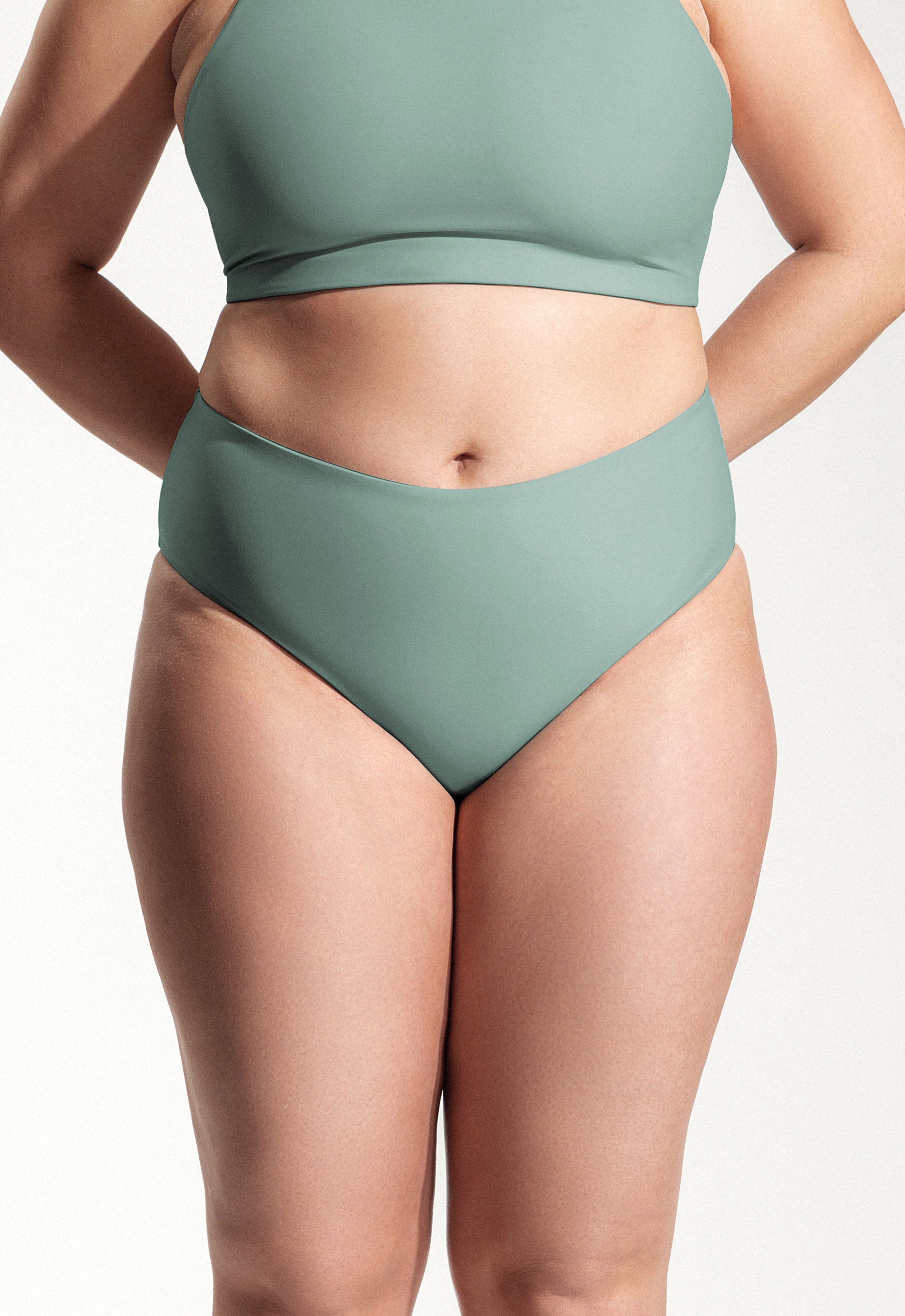 Surf Bikini Bottom "Fugu" in ice blue