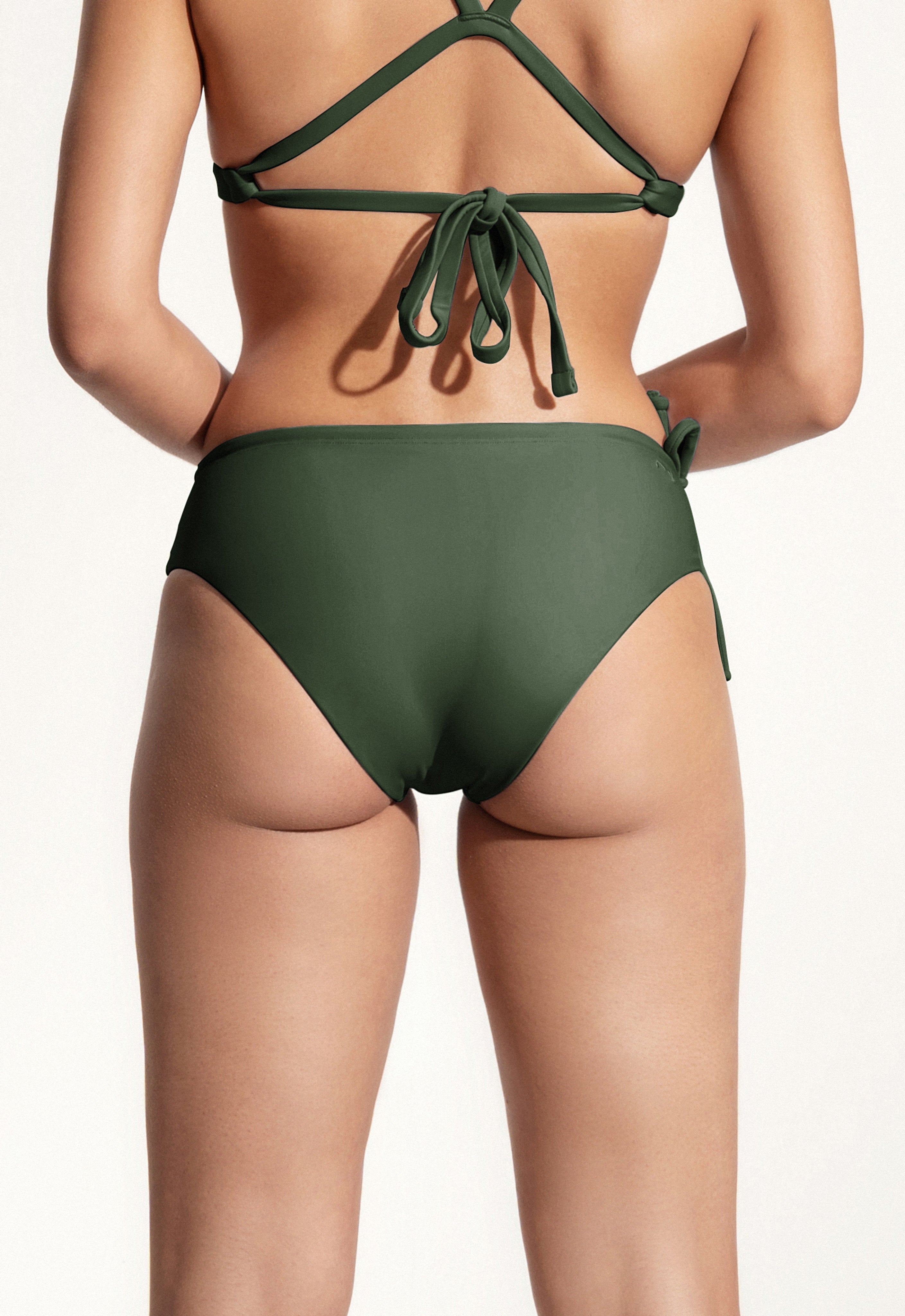 Surf Bikini Hose „Opah“ in Dunkelgrün