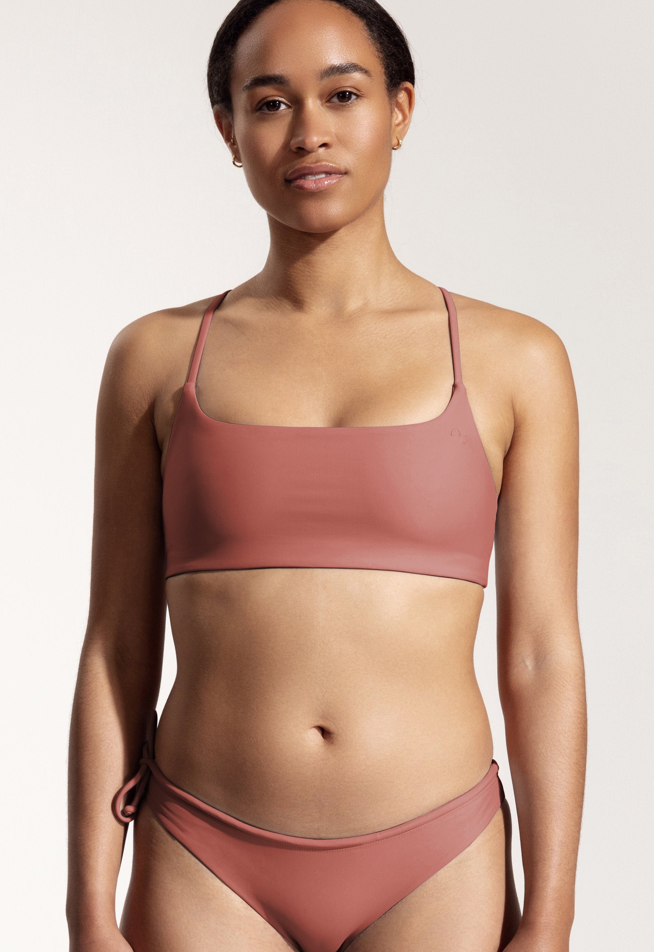 Surf Bikini Top "Buri" in clay red