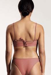 Surf Bikini Top "Buri" in clay red