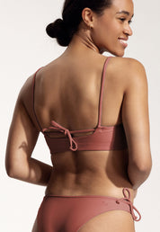 Surf Bikini Top "Buri" in clay red