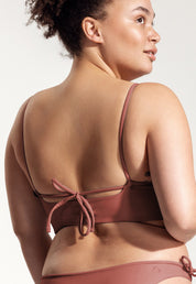 Surf Bikini Top "Buri" in clay red
