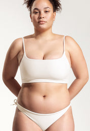 Surf Bikini Top "Buri" in creme white