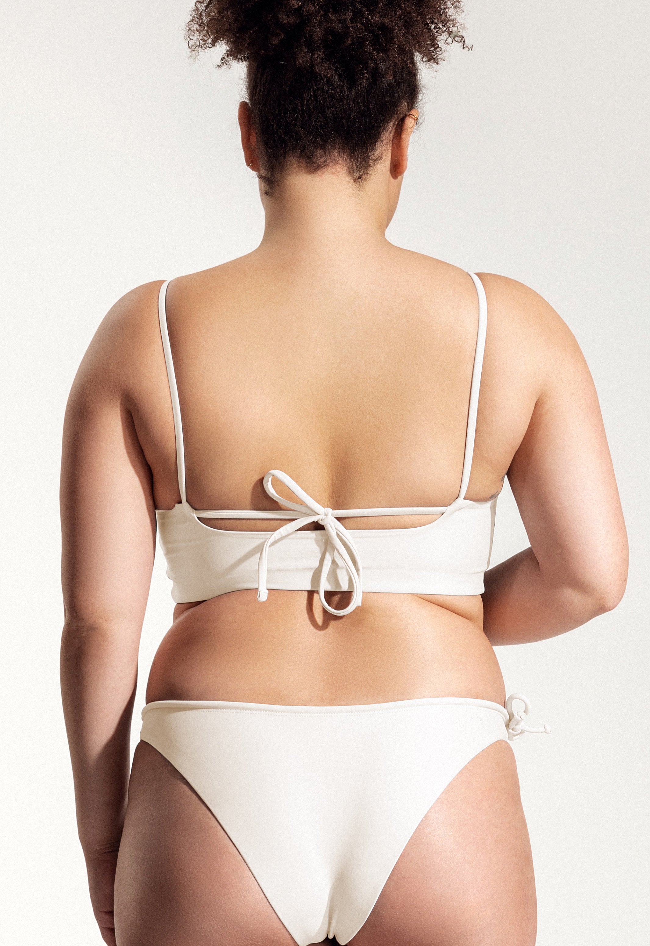 Surf Bikini Top "Buri" in creme white