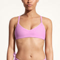 Surf Bikini Top "Dace" in baby pink