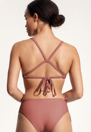 Surf Bikini Oberteil „Dace“ in Lehmrot