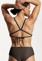 Surf Bikini Oberteil „Esox“ in Dunkelbraun