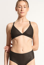 Surf Bikini Oberteil „Esox“ in Dunkelbraun