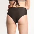 Surf Bikini Bottom "Fugu" in dark brown