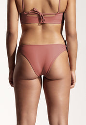 Surf Bikini Bottom "Mako" in clay red