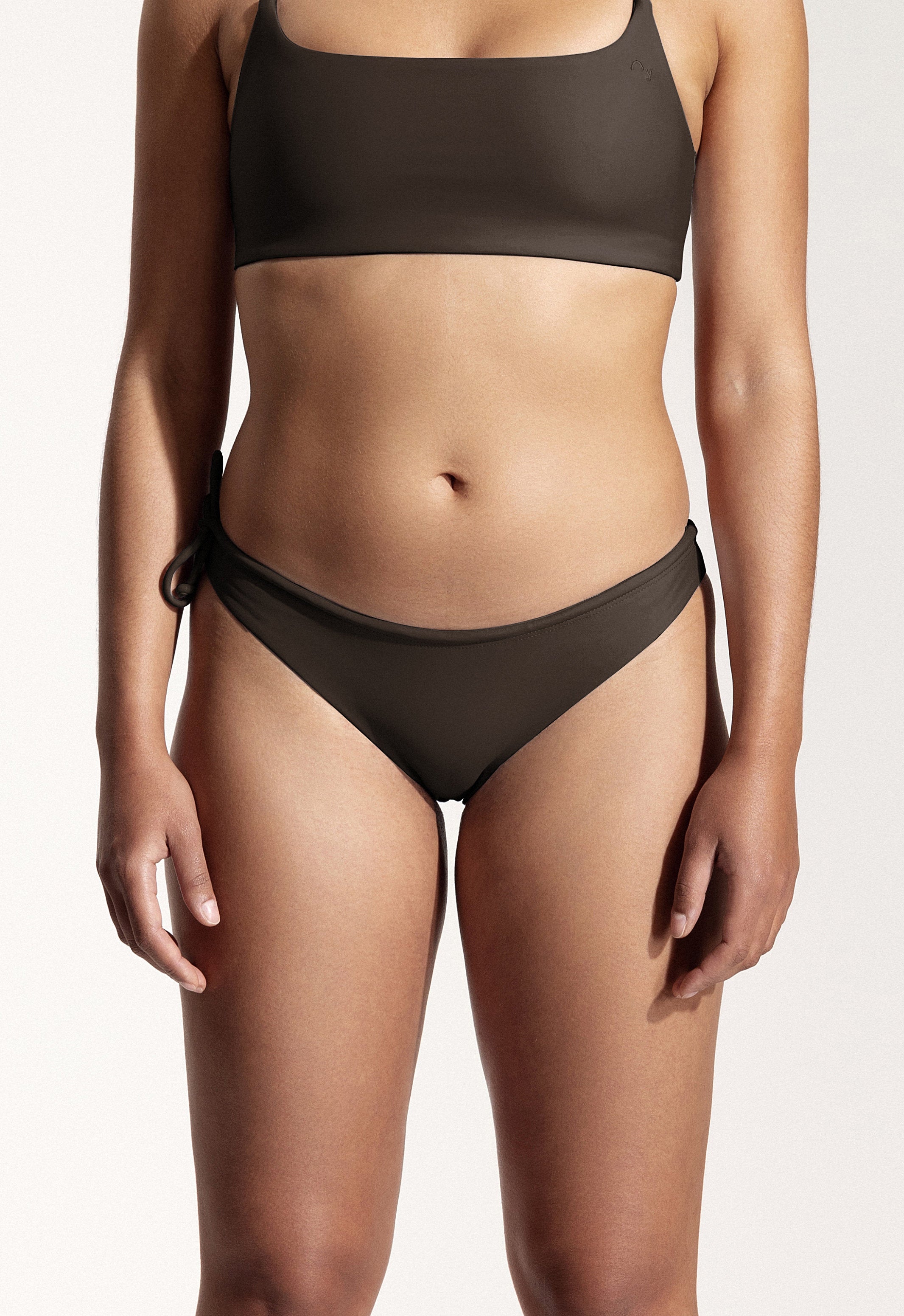 Surf Bikini Bottom "Mako" in dark brown