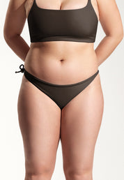 Surf Bikini Bottom "Mako" in dark brown