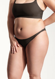 Surf Bikini Bottom "Mako" in dark brown