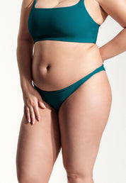 Surf Bikini Bottom "Mako" in petrol blue