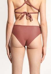 Surf Bikini Bottom "Opah" in clay red