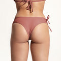 Surf Bikini Bottom "Tope" in clay red
