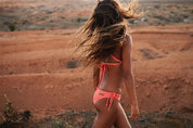 Surf Bikini Hose „Sumba“ in Hot Coral Rot 3