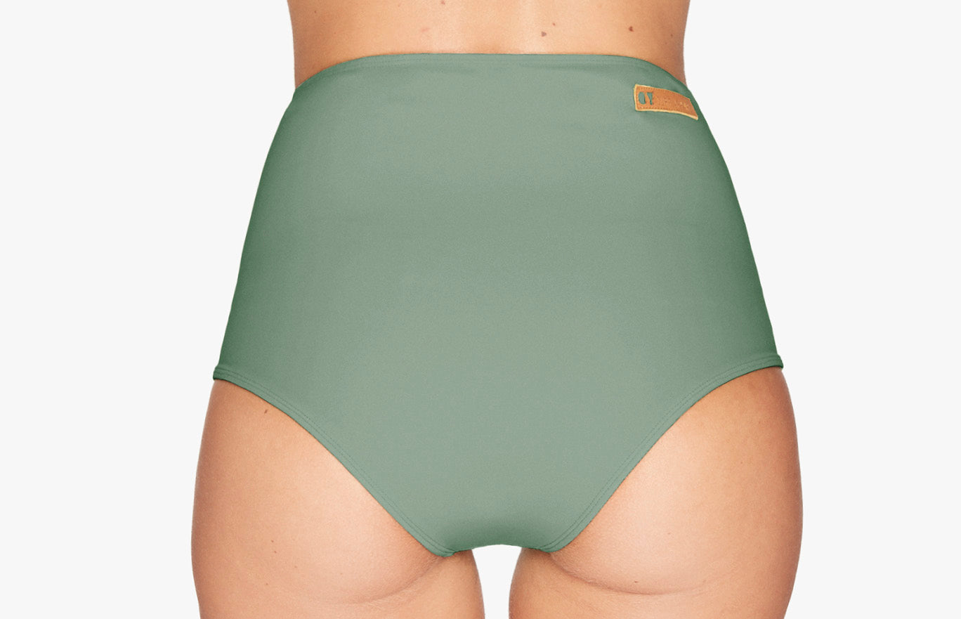 Surf Bikini Hose „Phuket“ in Moss Grün & Appeal Orange 3