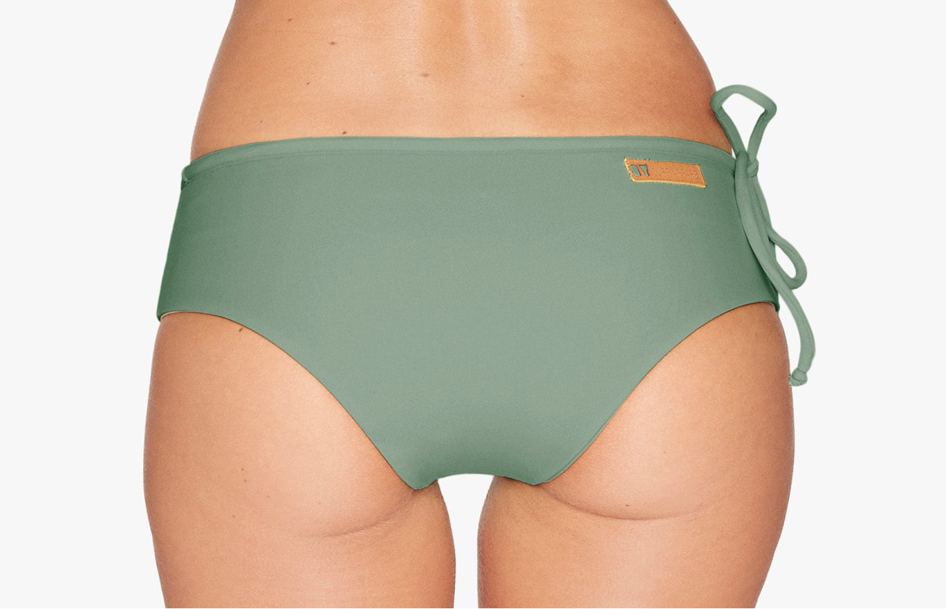 Surf Bikini Hose „Papua“ in Moss Grün & Appeal Orange 3
