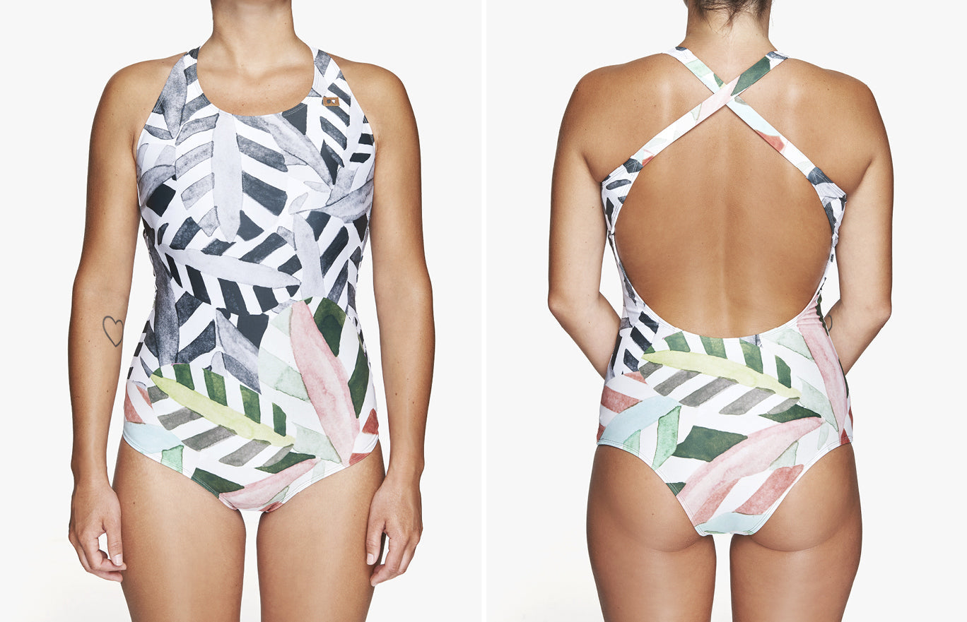 Surf Badeanzug „Kaja“ in Eden Print 2